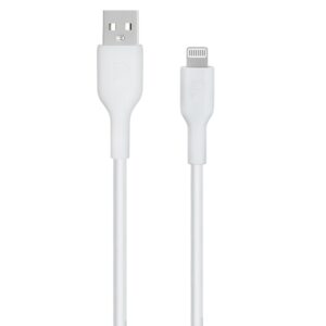 POWEROLOGY USB A TO LIGHTNING FAST CHARGING CABLE 1.2M WHITE PWATL1M-WH