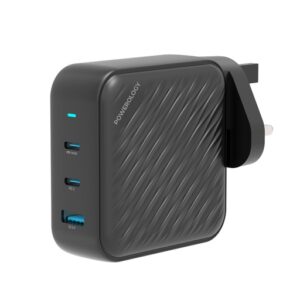 Stay powered with the Powerology 140W Dual PD GaN Charger (Model: PWCUQ022)