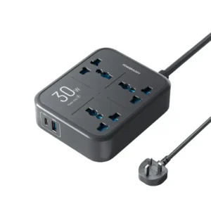 POWEROLOGY 3AC 3250W POWER STRIP BLACK PWCUQC037
