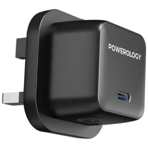 POWEROLOGY QX 45W POCKET SIZED GAN ADAPTER BLACK PWCUQC055BK
