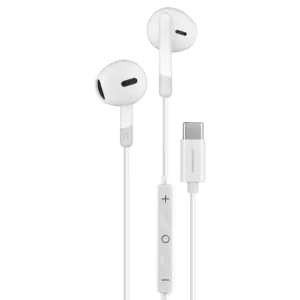 POWEROLOGY TYPE C STEREO EARPHONES WHITE PWEPHCR17WH