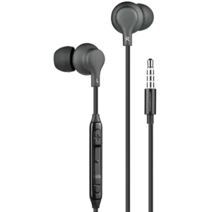 POWEROLOGY 3.5MM IN EAR STEREO EARPHONES BLACK PWEPHR28BK
