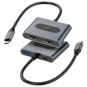 POWEROLOGY 4 IN 1 USB C MULTI FUNCTION HUB PWFX2508AGY