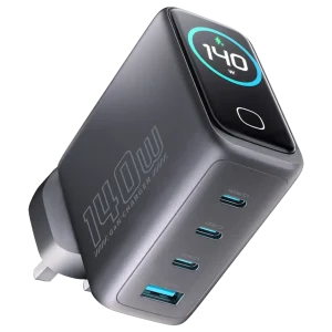 POWEROLOGY VOLTFLOW GAN WALL CHARGER PWGAN140WBK