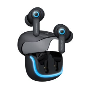 Powerology Quad ENC True Wireless Buds – Black (PWLAU005BK)