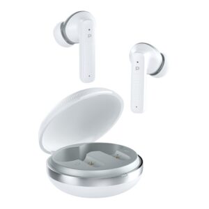 Powerology Quad ENC True Wireless Buds White – PWLAU006WH