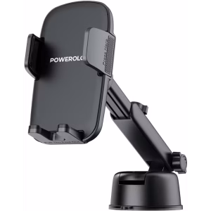 POWEROLOGY RAVEN AUTO CLAMPING CAR PHONE MOUNT BLACK PWRLX08BK