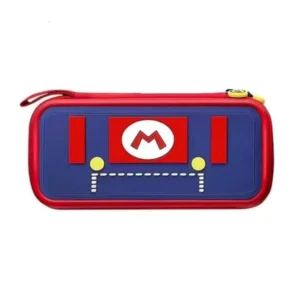 Showcase your love for gaming with the officially styled Nintendo Switch Super Mario Case in striking blue and red.