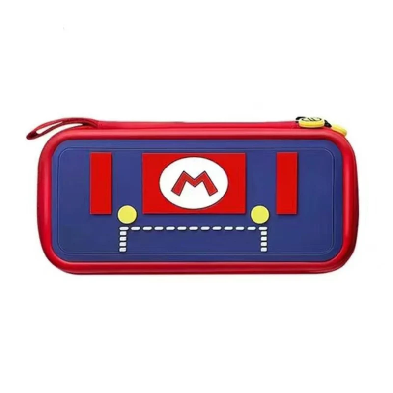 Showcase your love for gaming with the officially styled Nintendo Switch Super Mario Case in striking blue and red.