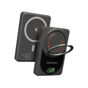 PORODO 10000MAH QI2 WIRELESS POWERBANK DARK GREY PDPBFCH086DG