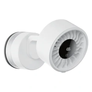 PORODO CHILLO LUXE PORTABLE SUCTION CUP FAN WITH 4000 MAH RECHARGEABLE BATTERY WHITE PDLFSTF608WH