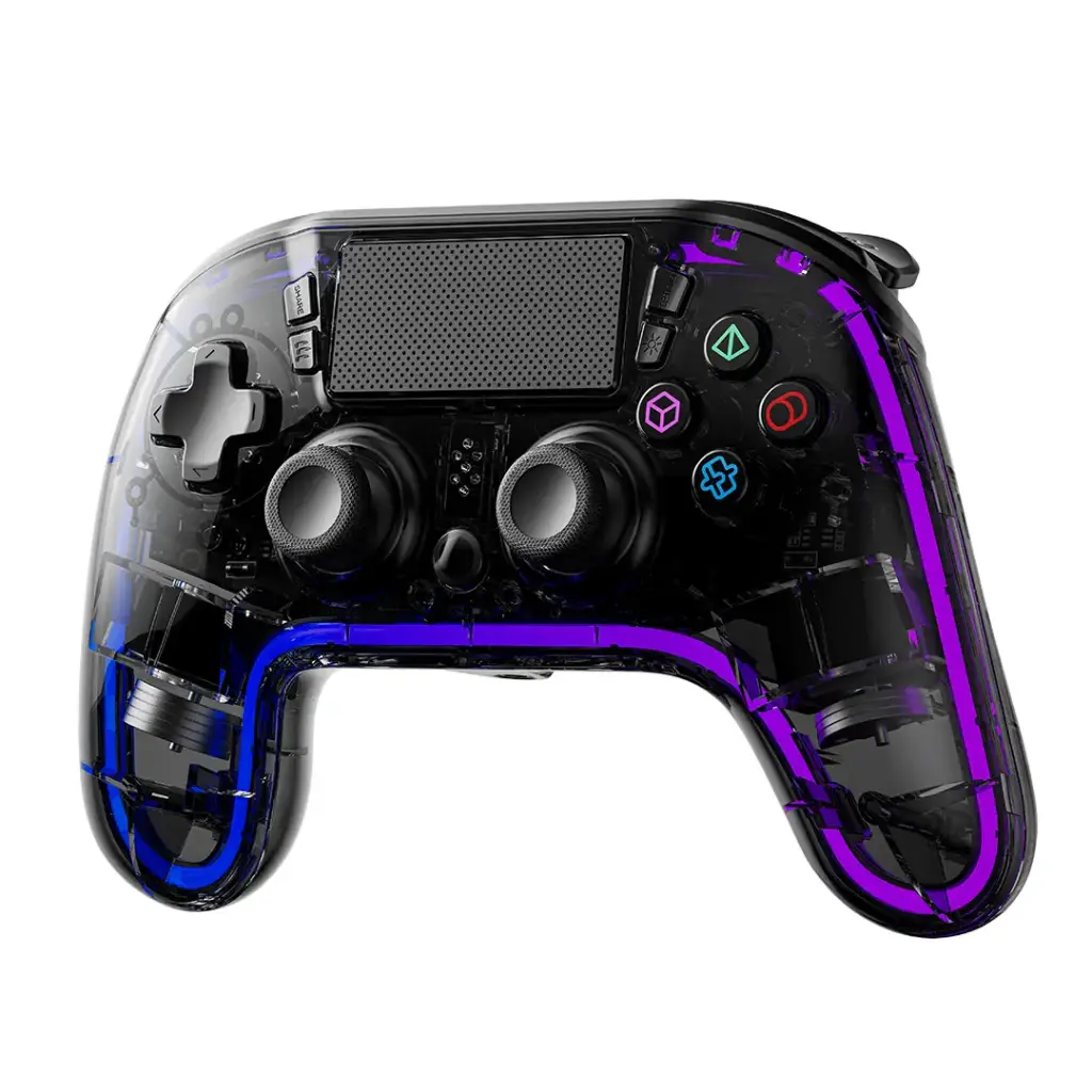PORODO GAMING CRYSTAL SHELL PS4 RGB CONTROLLER CLEAR PDX629-CL - Image 2
