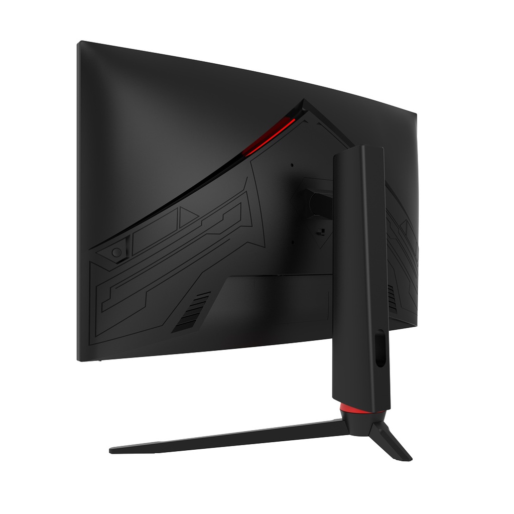 PORODO 27 INCH 240HZ CURVED GAMING MONITOR WITH ADJUSTABLE ROTATING STAND PDX-546 - Image 4