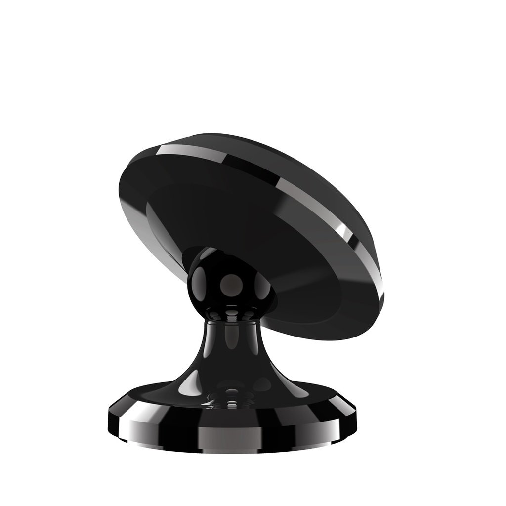 Porodo 360° Swivel Magnetic Car Mount - Black (PD-3CDMGCR-BK), Universal Phone Holder - Image 2