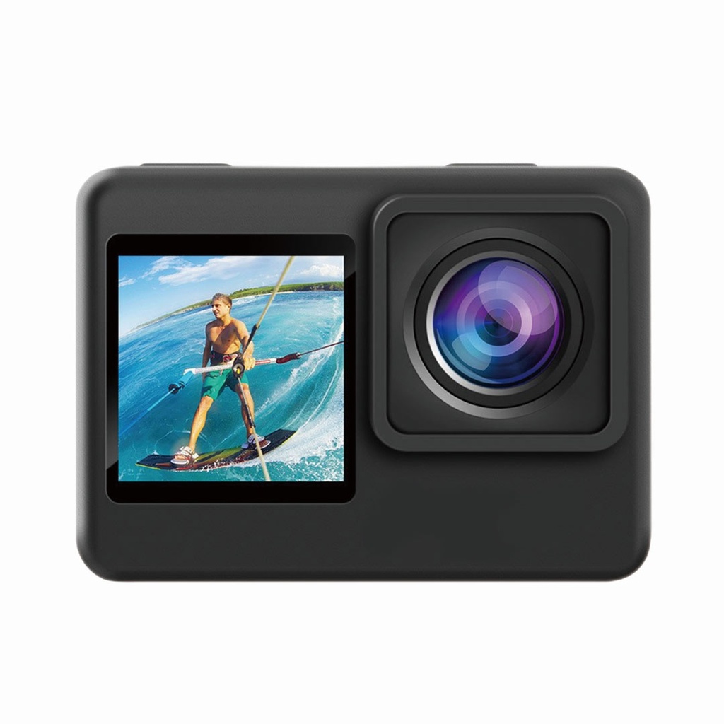 The Porodo Lifestyle UHD Dual Display Action Camera is the perfect companion for adventure seekers who want to document their experiences in high-quality detail