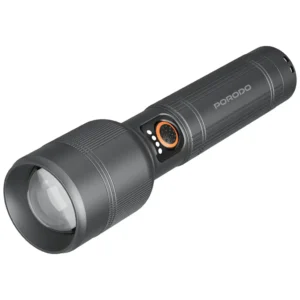 PORODO LIFESTYLE LUMALITE 1200 RECHARGEBLE FLASHLIGHT GRAY PDFL5101GY