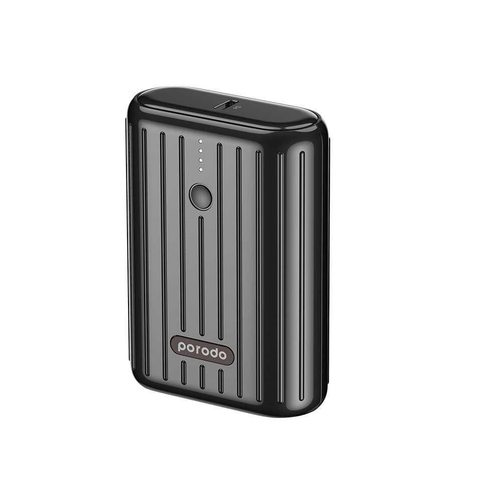 PORODO ULTRA COMPACT PD AND QC 10000MAH POWER BANK PD-PBFCH001-BK - Image 3