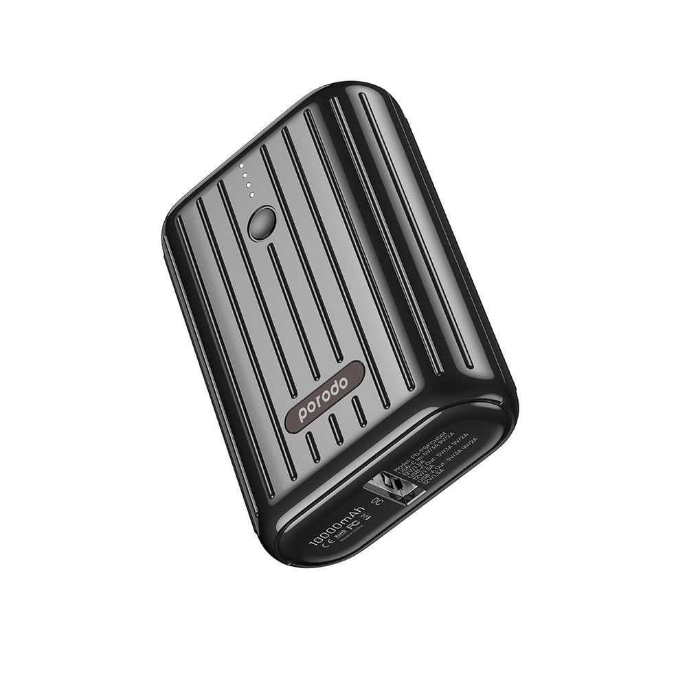 PORODO ULTRA COMPACT PD AND QC 10000MAH POWER BANK PD-PBFCH001-BK - Image 4