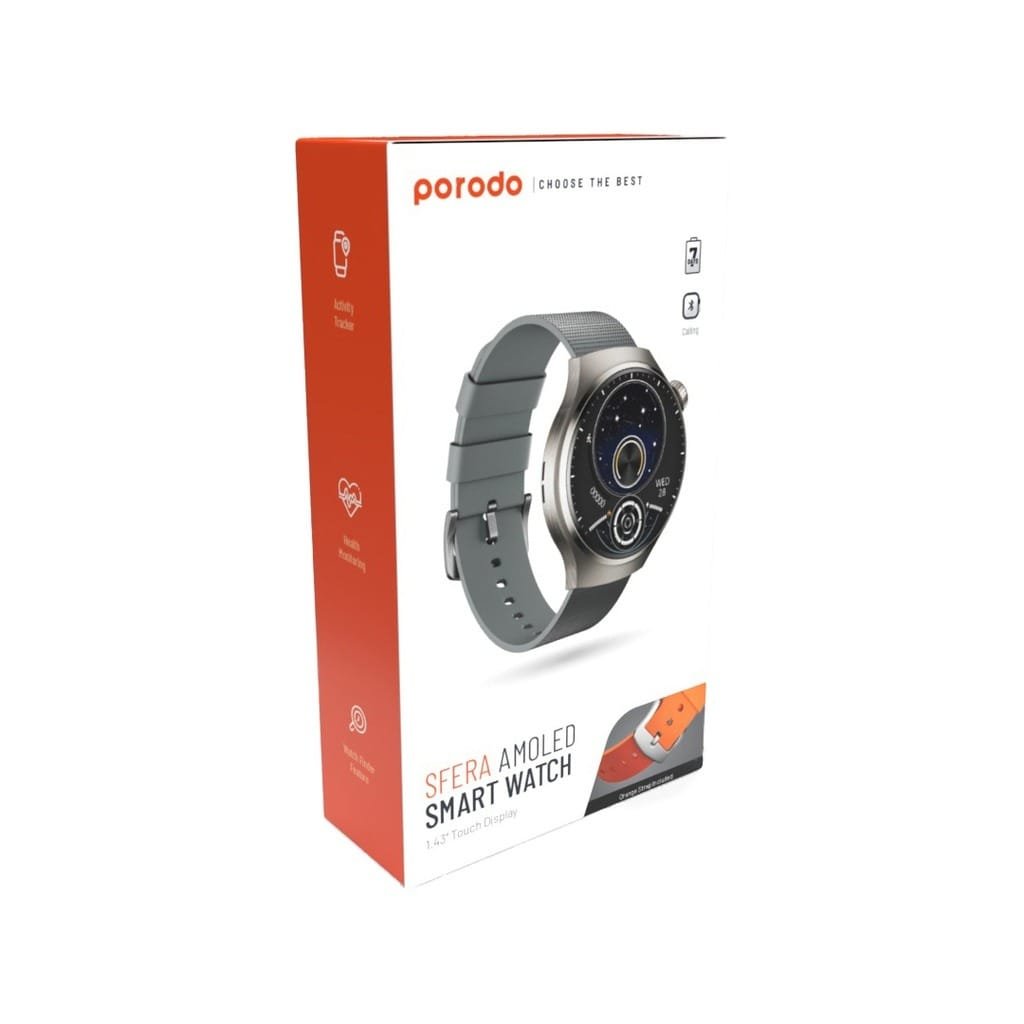 PORODO SFERA AMOLED SMART WATCH - Image 5
