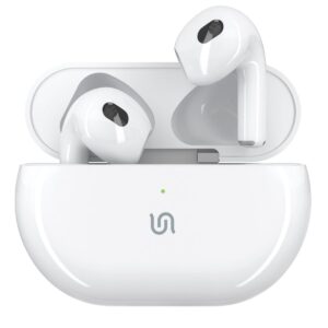 PORODO SOUNDTEC ULTRAFIT TWS WIRELESS EARBUDS ERGONOMIC IN EAR DESIGN WHITE PDSTARBWH