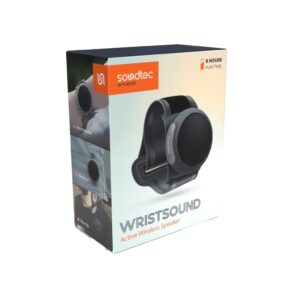 PORODO SOUNDTEC WRISTSOUND ACTIVE WIRELESS SPEAKER BLACK PD-STSWBS-BK
