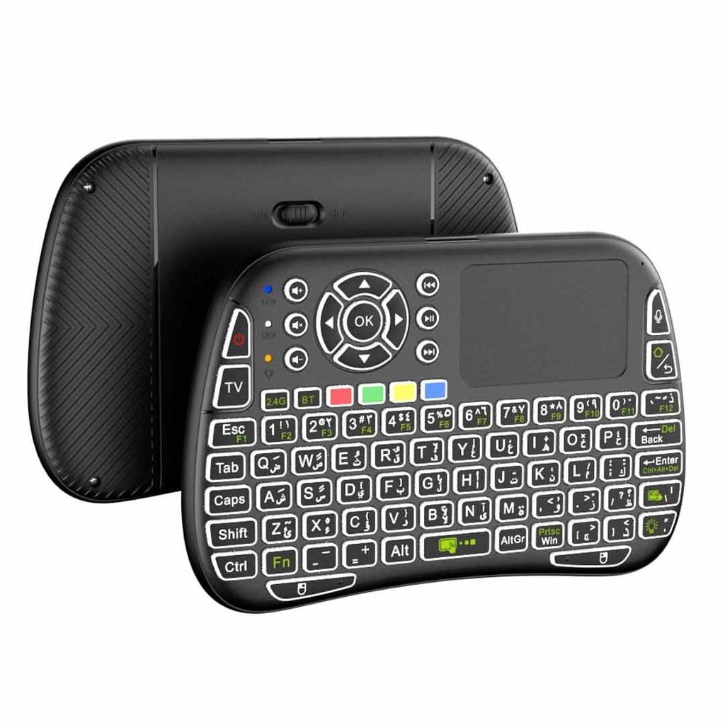 PORODO UNIVERSAL KEYBOARD REMOTE AND MOUSE BLACK - Image 2