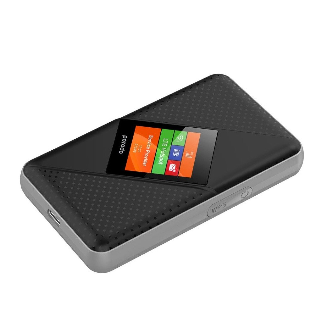 Porodo 4G/LTE High-Speed Pocket Router (PD-PT4GRV2-BK) - Image 3