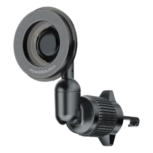 POWEROLOGY LOGAN 360 ROTATION HEAD MAGSAFE CAR PHONE HOLDER BLACK PWS16BK