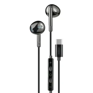 POWEROLOGY TYPE C STEREO EARPHONES BLACK PWEPHCR17BK