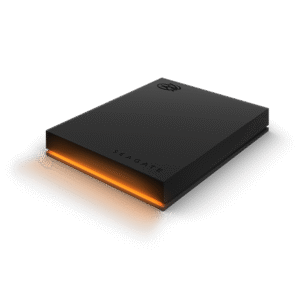 Level up your storage and style with the SEAGATE 1TB FireCuda Gaming External Hard Drive (STKL1000400).
