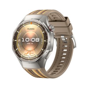 HUAWEI WATCH GT 6 PRO 46MM BROWN TITANIUM ALLOY CASE WITH BROWN WOVEN STRAP ATM-B29 55020FUA
