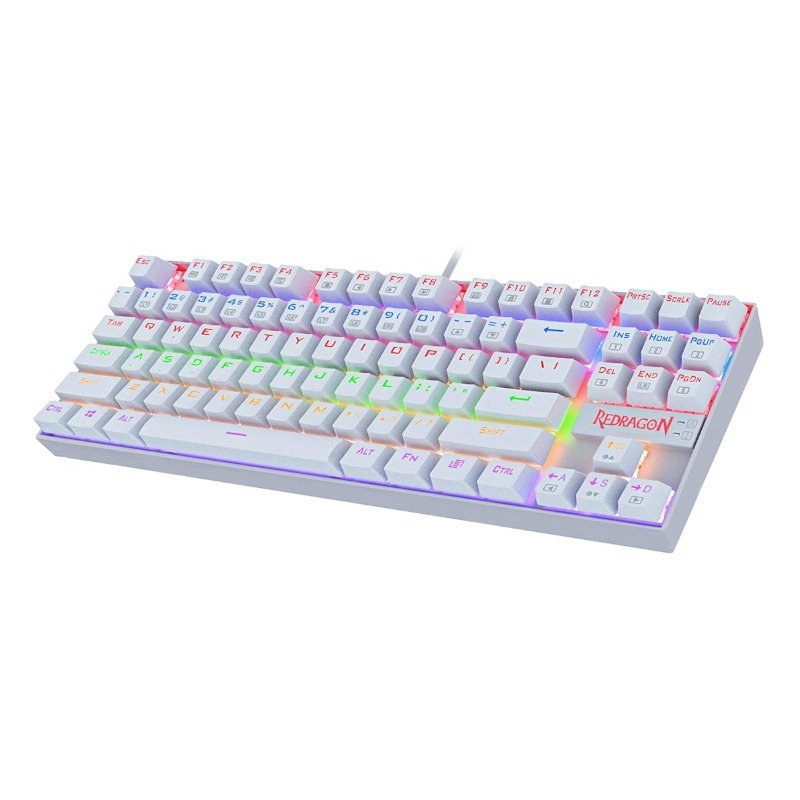 REDRAGON KUMARA MECHANICAL GAMING KEYBOARD WHITE RED SWITCH KUMARA K552W-RGB-RED - Image 2