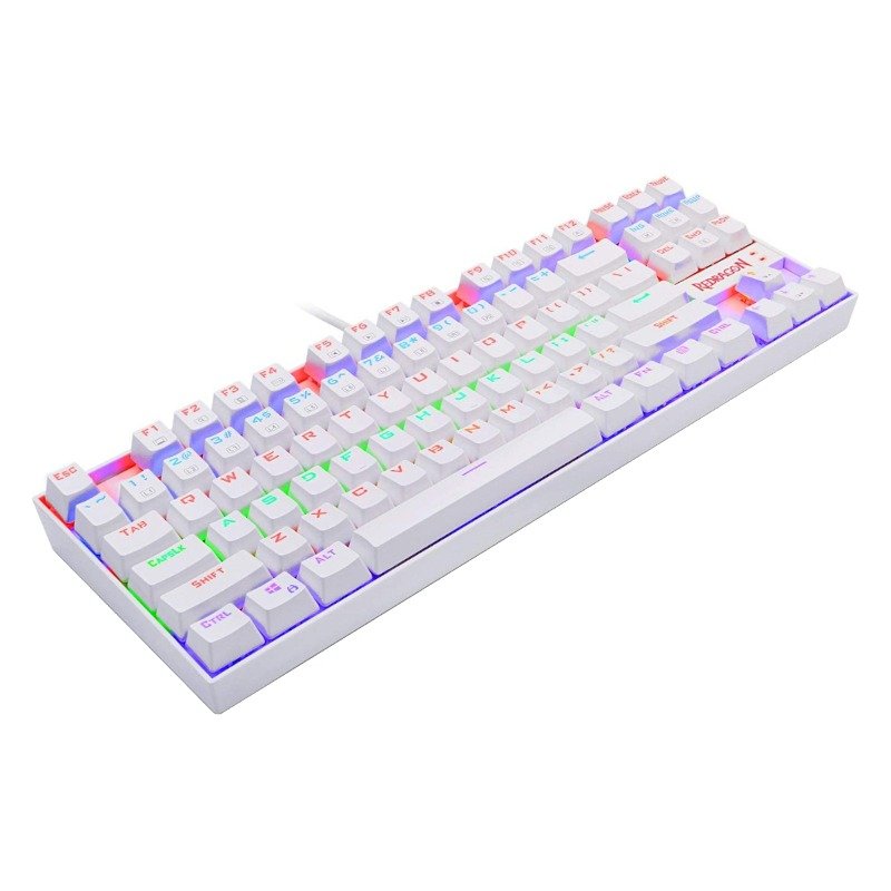 REDRAGON KUMARA MECHANICAL GAMING KEYBOARD WHITE RED SWITCH KUMARA K552W-RGB-RED - Image 4