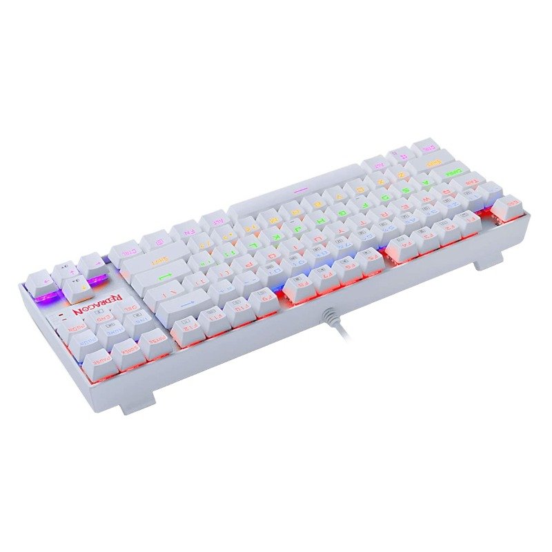 REDRAGON KUMARA MECHANICAL GAMING KEYBOARD WHITE RED SWITCH KUMARA K552W-RGB-RED - Image 3