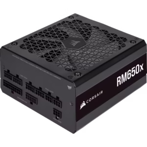 Power your gaming rig with the trusted performance of the CORSAIR RM650X V2 Gaming PSU.
