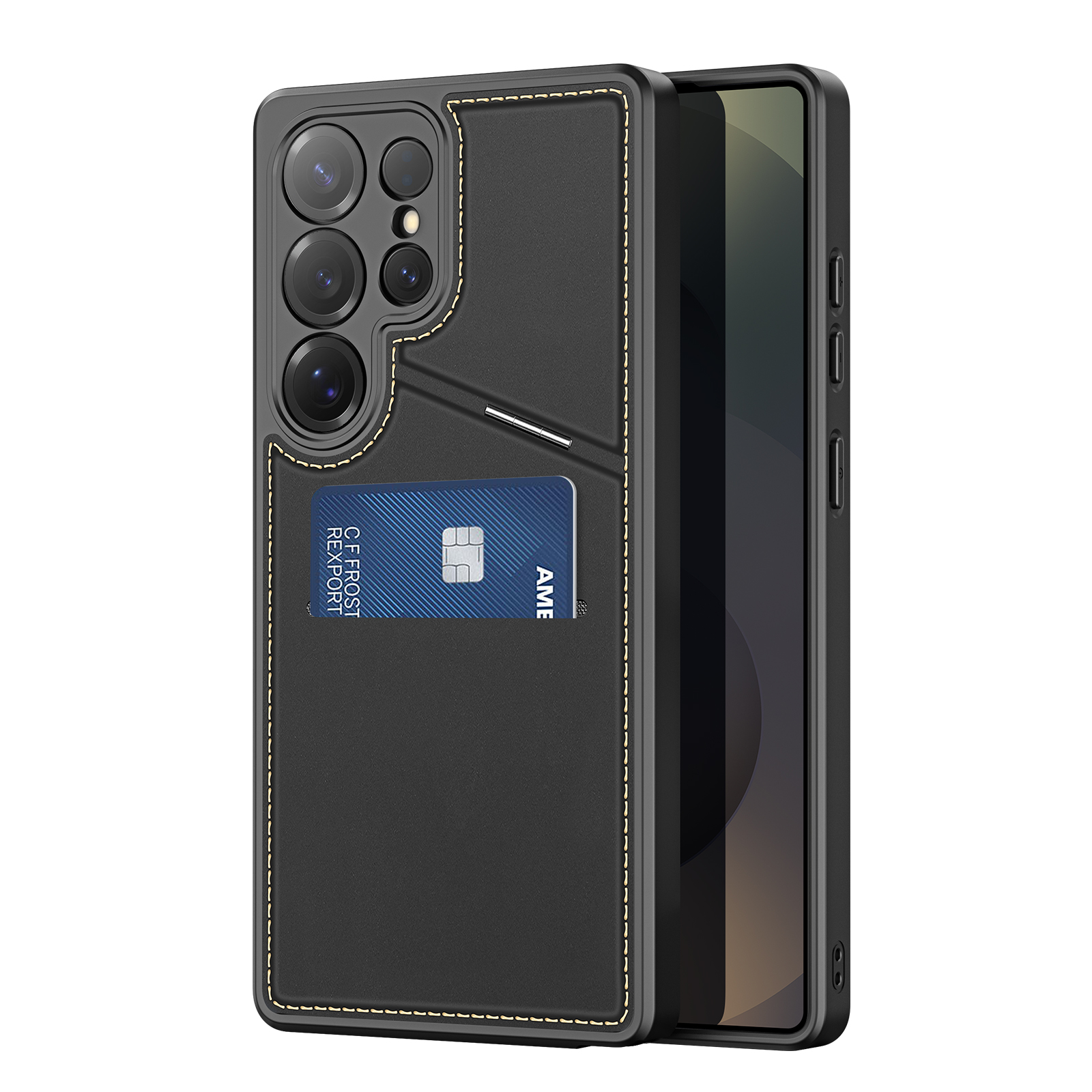 Protect and elevate your Samsung Galaxy S25 Ultra with the DUXDUCIS Rafi II Mag Case in classic black (Model RAFI-0080).