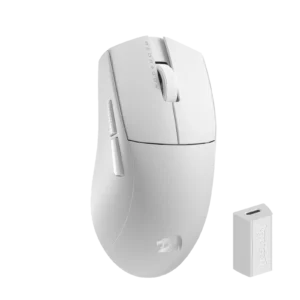 Redragon K1ng Pro M916 Wired Gaming Mouse – Precision, Power, and Style in White