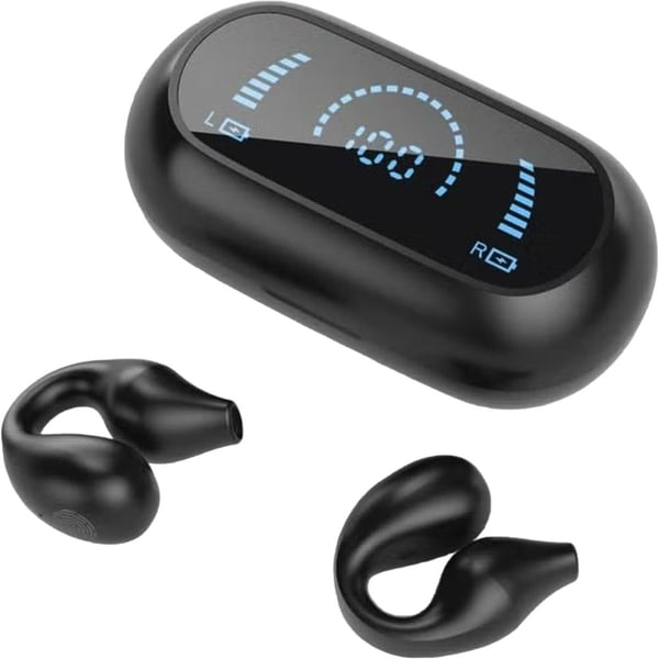 SWISS MILITARY DELTA 4 AIR CONDUCTION WIRELESS EARBUDS BLACK SM-TWS-DELTA4-BLK