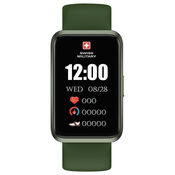 SWISS MILITARY RHINE 2 WATCH WITH SMART BAND GREEN SM-BAND-RHINE2-GRNFSIS