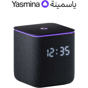 Experience the future of immersive audio with the Yasmina Midi Smart Portable Speaker in sophisticated black.