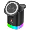 SWISS MILITARY 3 IN 1 WIRELESS MAGNETIC CHARGER BLACK SM-WLC-3IN1-PWC-BLK - Gadgets