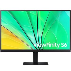 SAMSUNG 27 INCH HI RES VIEWFINITY S6 FLAT QHD IPS PANEL 100HZ MONITOR LS27D606EAMXUE