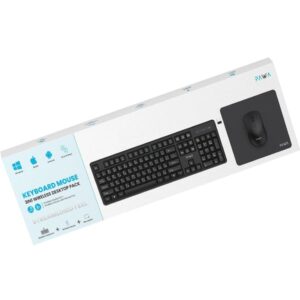 PAWA 3 IN 1 WIRELESS DESKTOP PACK KEYBAORD MOUSE BLACK PW-KMP24BTW-BK