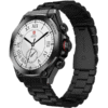 Step into a world of smart elegance with the SWISS MILITARY DOM 6 Smart Watch, featuring a bold black dial paired with a premium gun metal strap.