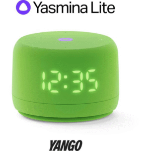 Meet the YASMINA Lite Speaker in elegant Green (Model Y-00026), your compact human-like AI assistant crafted for seamless living.