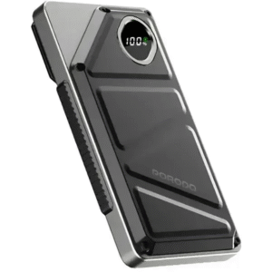 Stay charged anywhere, anytime with the PORODO 10000mAh Power Bank (PD-PBFCH055-BK).