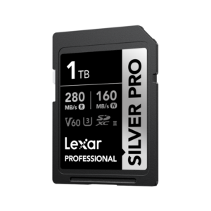 LEXAR PROFESSIONAL SILVER PLUS SDXC UHS-I CARDS 205MBS-512GB LSDSIPL512G-BNNNG
