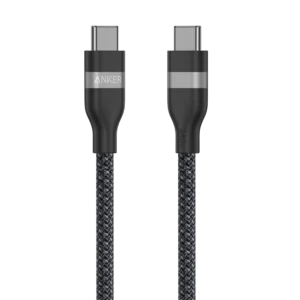 ANKER USB C TO USB C 240W UPCYCLED BRAIDED 6FT CABLE BLACK A82E2H12