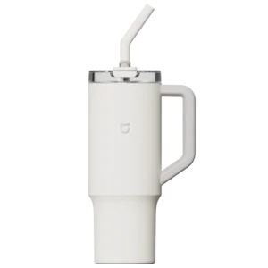Stay refreshed wherever you go with the Xiaomi Straw Thermo Mug 1L in White (XMXGB01PL)