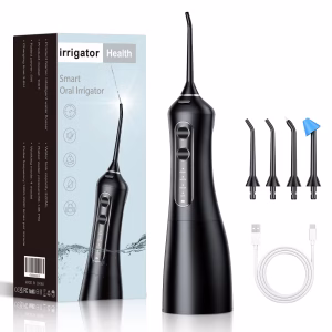 IRRIGATOR HEALTH SMART ORAL IRRIGATOR WATER FLOSSER BLACK 1001